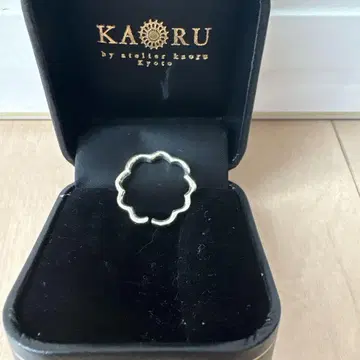 kAORU 그린 골드 반지