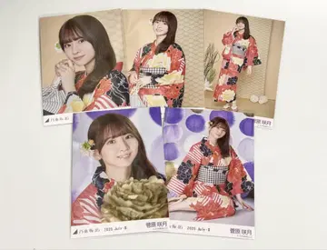 노기자카46 브로마이드 스가와라 사츠키 유카타 2025 5종 컴프