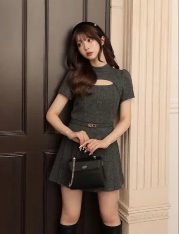 Classical herringbone mini onepiece