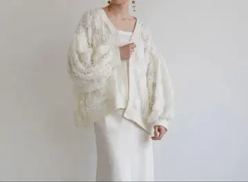 acka flower lace cardigan