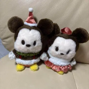 우루포챠짱 크리스마스 미키 미니 산타 디즈니 리본