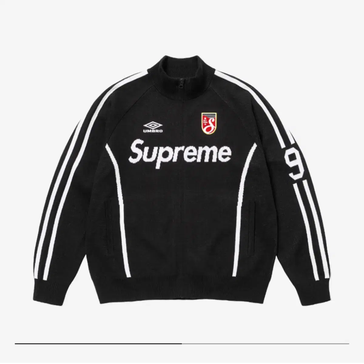 応援グッズ Supreme x Umbro Zip Up Sweater LightBlue Supreme Umbro Zip Up Sweater Light Blue Men's - SS25 - US