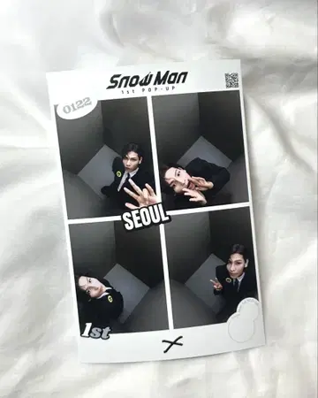 SnowMan 한국 팝업 즉석 사진 라울 묶음 구매 할인합니다!