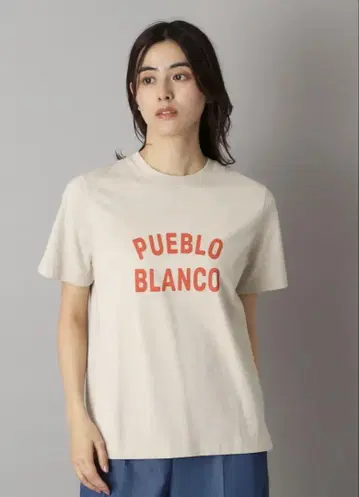 드레스 셔츠 PUEBLO BLANCO 로고 T셔츠