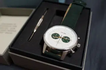 TRIWA NEVIL 40mm 에메랄드 크로노그래프 손목시계