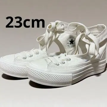 [새상품급] 컨버스 올스타 23cm 경량 통굽 하이컷 화이트