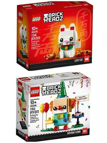 LEGO 40436 40348 마네키네코 해피 벌스데이 브릭헤즈