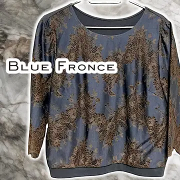 BLUE FRONCE 레이스 티셔츠