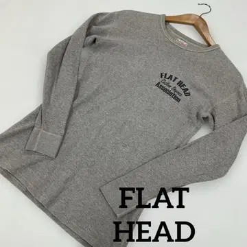 [ FLAT HEAD ] 서멀 롱 T 그레이 SIZE 40 #2255