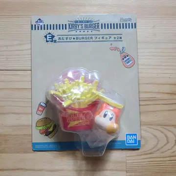 제일복권 별의 커비 E상 도와줘 BURGER 피규어