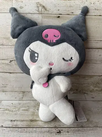 산리오 쿠로미 뒤돌아보기 비밀 BIG 봉제 인형 인형뽑기 경품