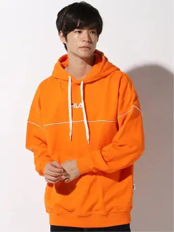 FILA 오렌지 후드티