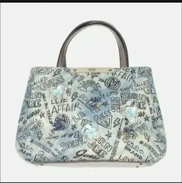 GUESS 데님 숄더백