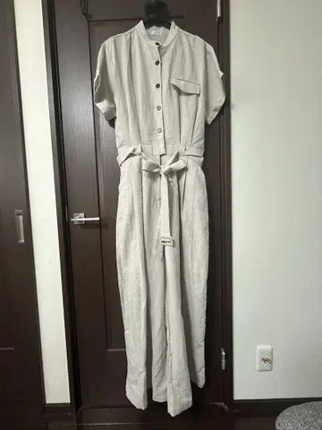 에시카 ESICA 베이지 린넨풍 올인원