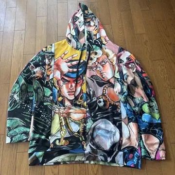 죠죠의 기묘한 모험 후드티 2XL