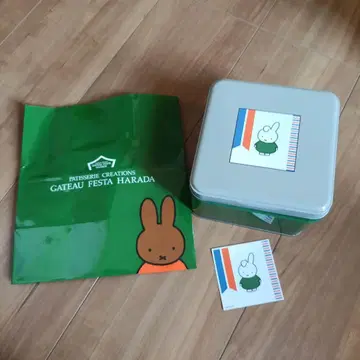 가토 페스타 하라다 미피 한정판 빈 캔 단 쇼핑백