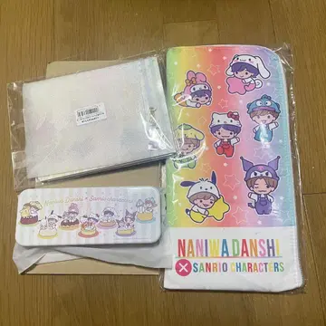 나니와단시 x 산리오 캐릭터/3종 세트