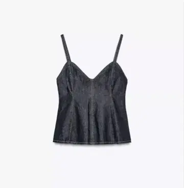zara 데님 뷔스티에