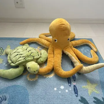 IKEA 봉제 인형 문어 & 거북이