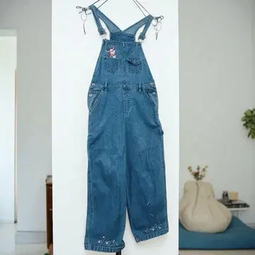 디즈니 푸 티거 오버롤 살로펫 자수