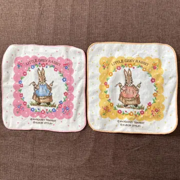 산리오 LITTLE GREY RABBIT 새상품 레트로 손수건 2점