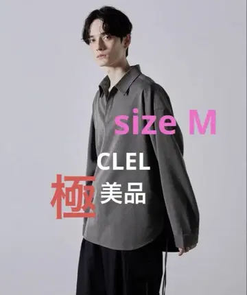 컨디션 최상 CLEL 헤링본 TR 사이드 레이스 스키퍼 셔츠 sizeM