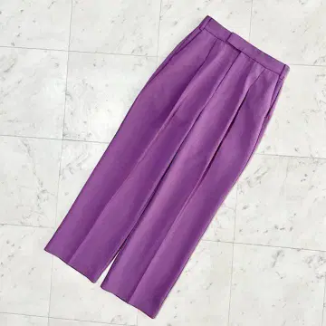 새상품급 어반 리서치 DOORS 와이드 팬츠 퍼플 S