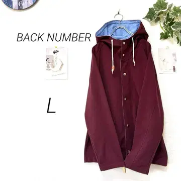 8967-1 백넘버 BACK NUMBER 후드 부착 자켓 L