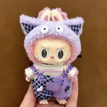 17cm 봉제 인형 의류 옷 갈아입기 살로펫 3종 세트 LABUBU