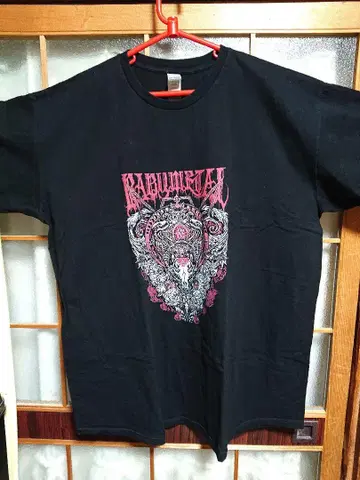 BABYMETAL 밴드 티셔츠 해외판 5XL Used