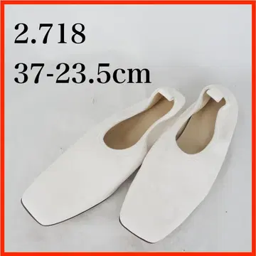 O5524*2.718*플랫슈즈*37-23.5cm*화이트