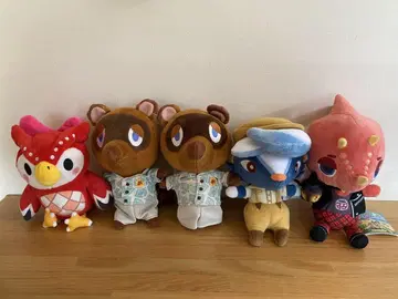 동물의 숲 봉제 인형 5체 세트 삼영무역