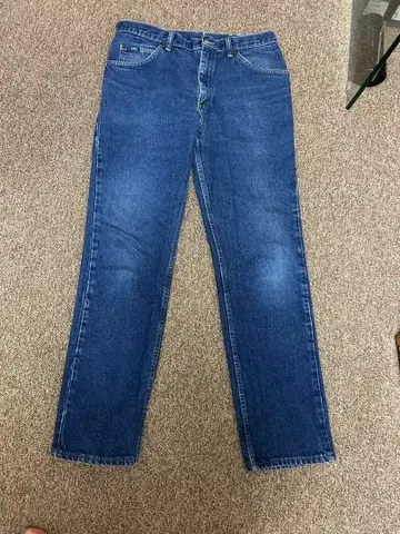 루즈 스트레이트 데님 34x32