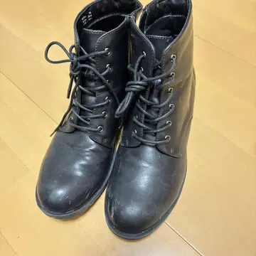 여성용 부츠 블랙 24.5cm 정도