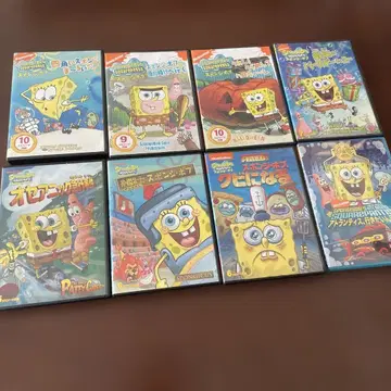 스펀지 밥 애니메이션 DVD 8개 일괄