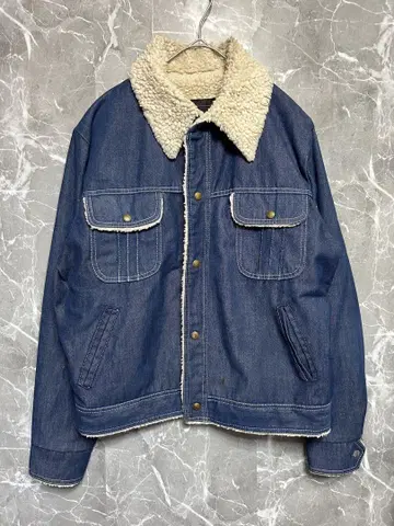 90s JC Penney 데님 보아 자켓 VINTAGE