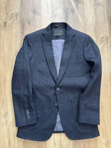 BANANA REPUBLIC 테일러드 자켓 34S 다크 블루