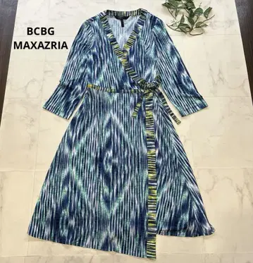 새상품급 BCBG MAXAZRIA 카슈쿨 롱 원피스 올 패턴 사이즈 M