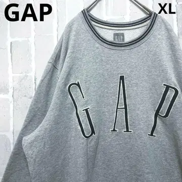 GAP YZERR KIDFRESINO 착용 맨투맨 아치 로고 속기모 XL