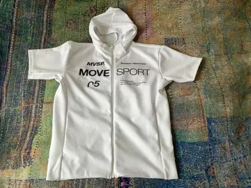 데상트 MVSP MOVE SPORT 반팔 후드티 2024 새상품급 M