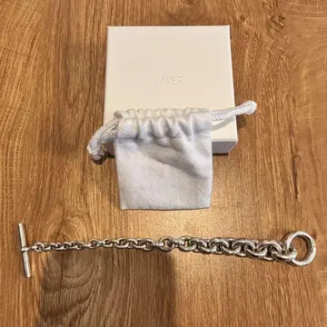 LAVER MIX CABLE CHAIN T BAR 러버 팔찌