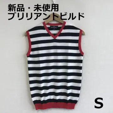 B0910A01 새상품 미사용 브릴리언트 빌드 골프 V넥 베스트
