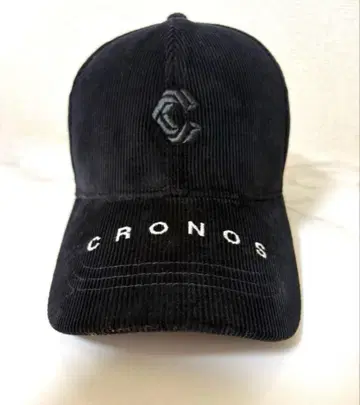 CRONOS 코듀로이 캡 블랙 크로노스