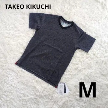 미사용 새상품 TAKEO KIKUCHI V넥 T셔츠 M 흡한속건