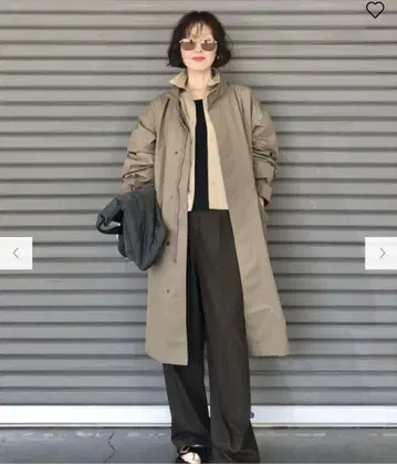 UNIQLO 윈드프루프 2WAY 코트 M 사이즈 브라운 현행 판매 상품
