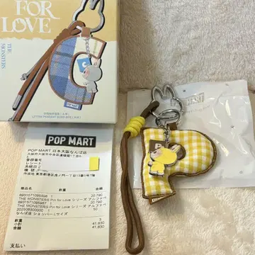 [ P ] LABUBU PIN FOR LOVE 알파벳 펜던트
