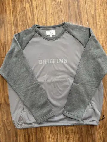 BRIEFING 그레이 래글런 슬리브 자켓