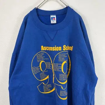 USA제 90s 러셀 맨투맨 파랑