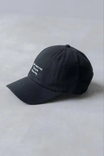 regleam 텍스트 코튼 캡 블랙 리그림