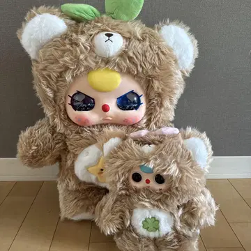 babythree 오일째 오드아이 곰 브라운 1000%
